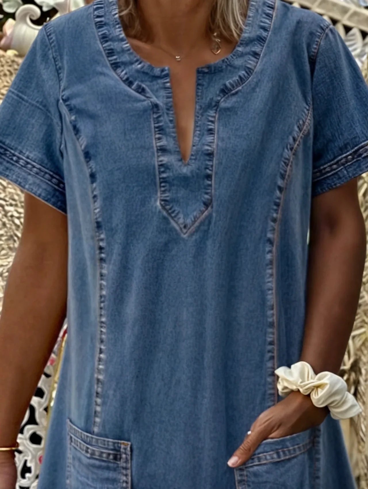 Freja® | Blød Denim Kjole